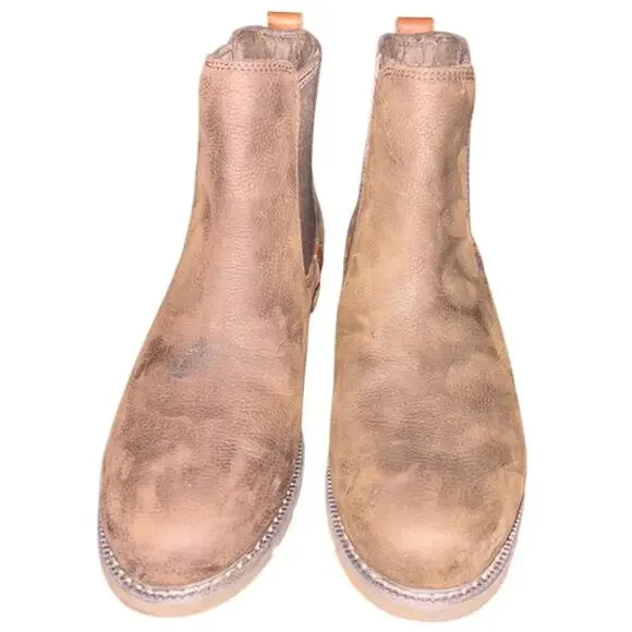 Brown Leather Chelsea Boots - Picture 2 of 11